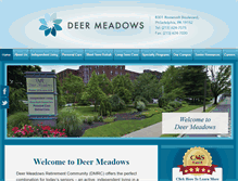 Tablet Screenshot of deer-meadows.org